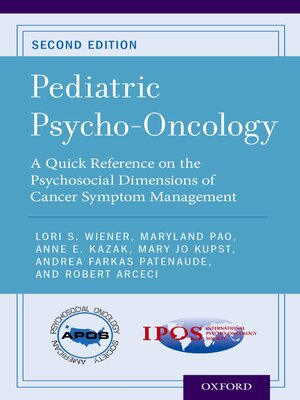 cover image of Pediatric Psycho-Oncology